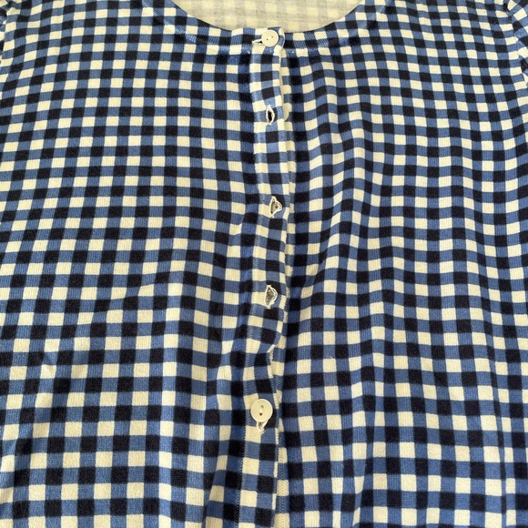 Offering as bundle; 3 buttoned tops 1 hoodie; soft lightweight fun designs - Picture 4 of 13